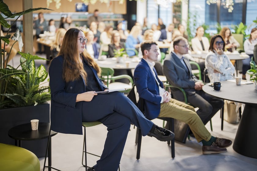 Uczestnicy śniadania biznesowego Invest in Wroclaw.