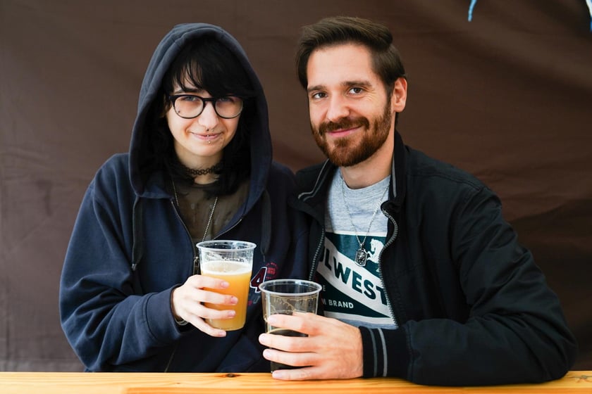 Uczestnicy Wrocławskiego Oktoberfest  na placu Nowy Targ, 11.10.2025 r.