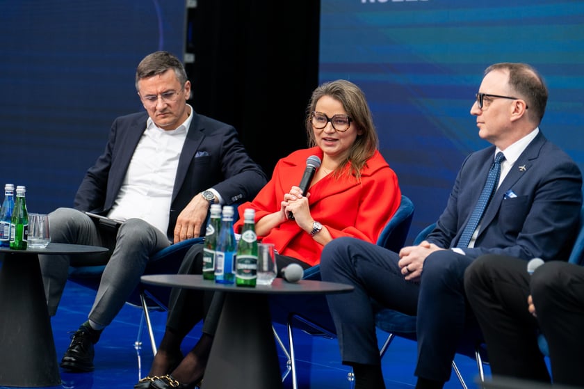 Drugi dzień konferencji East x West Forum w Pawilonie Czterech Kopuł we Wrocławiu (9 kwietnia 2026 r.).