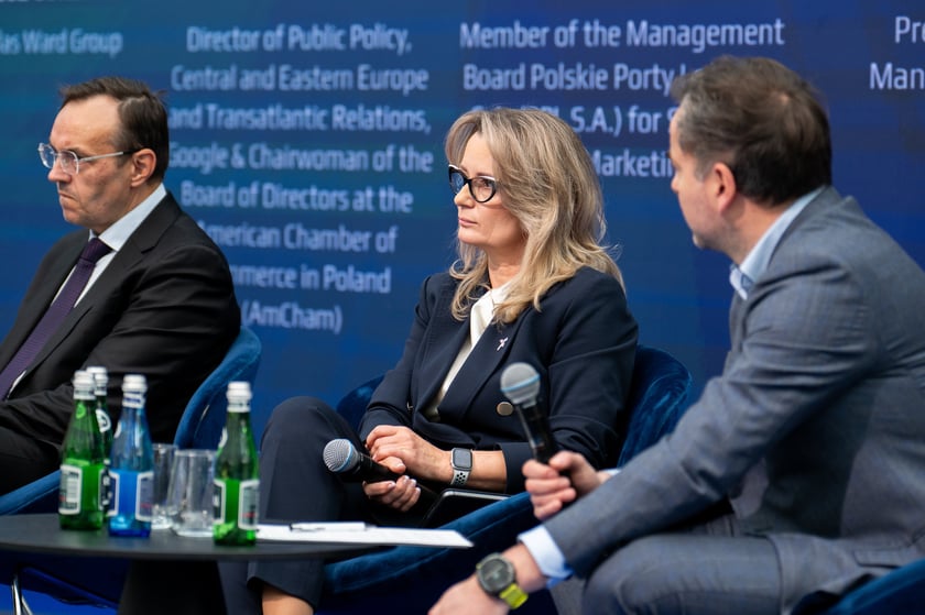 Drugi dzień konferencji East x West Forum w Pawilonie Czterech Kopuł we Wrocławiu (9 kwietnia 2026 r.).