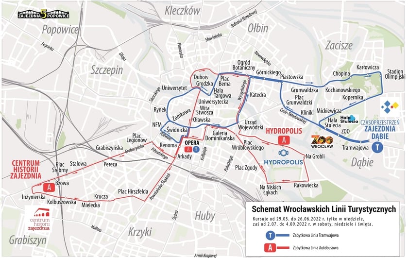 WRO-TA Wrocławskie Linie Turystyczne mapa