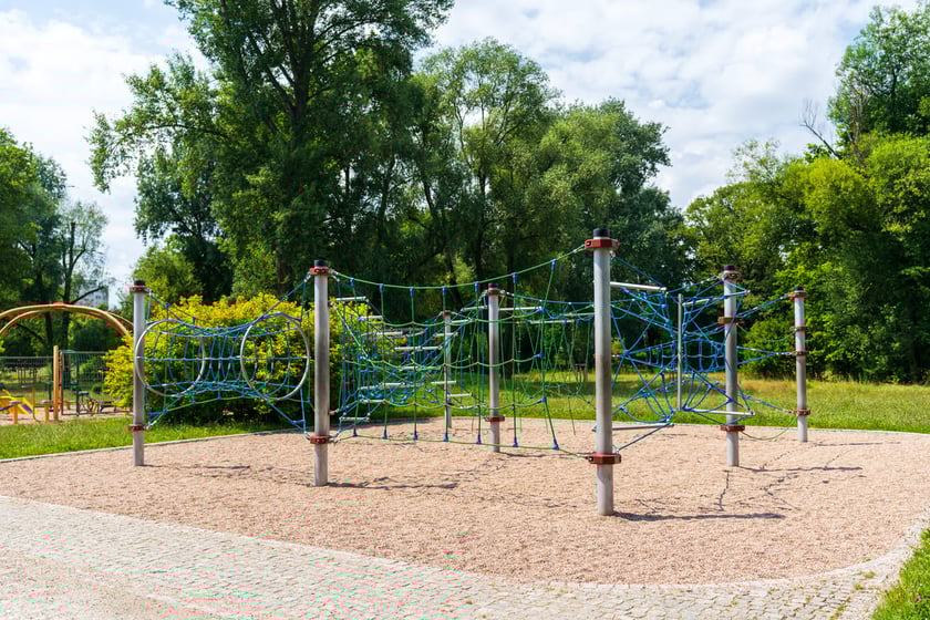 WBO, plac zabaw w parku Popowickim