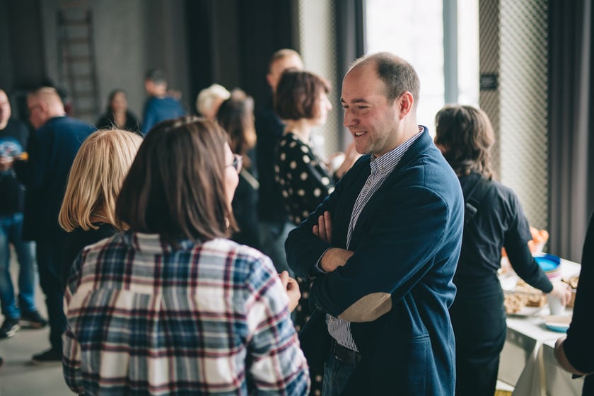 Na zdjęciu Kazimierz Szepiela, spotkanie podsumowujące Mikrogranty 2022