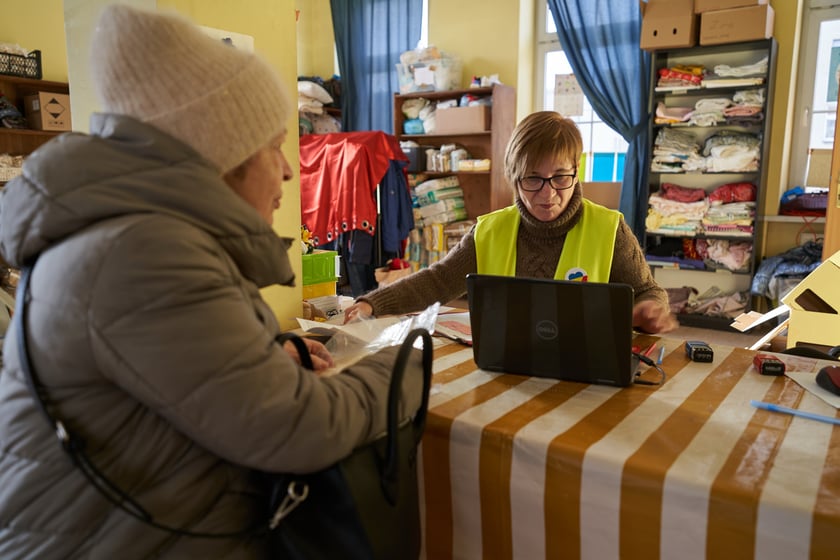 punkt pomocy przy ulicy Hubskiej 88, 12.01.2023