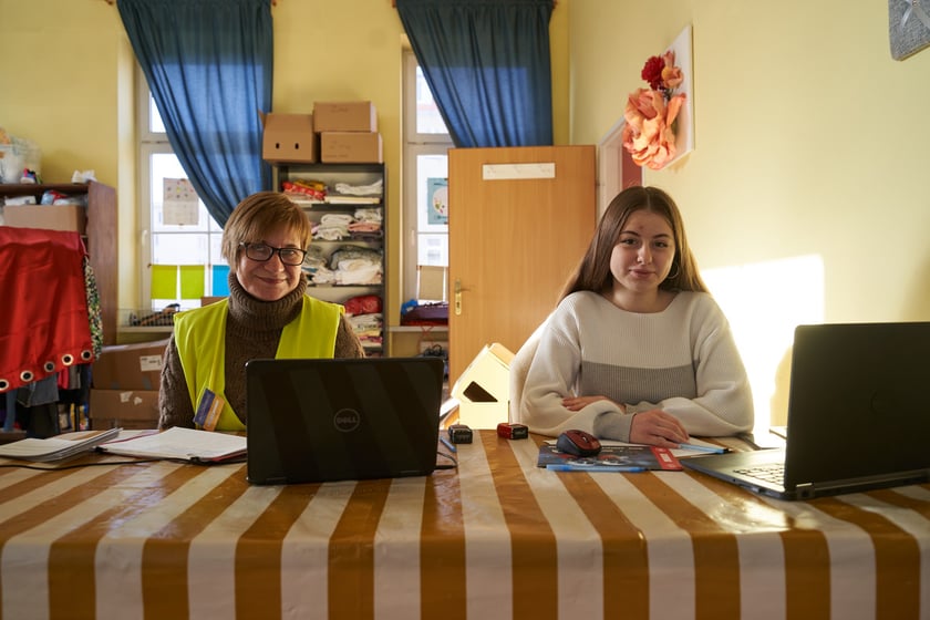 punkt pomocy przy ulicy Hubskiej 88, 12.01.2023