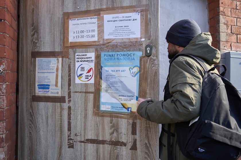 punkt pomocy przy ulicy Hubskiej 88, 12.01.2023