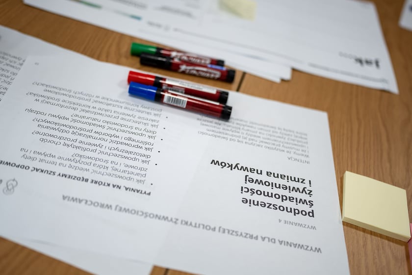Warsztaty poświęcone ograniczeniu marnowania żywności i podnoszeniu świadomości żywieniowej, Wrocław, 26 maja 2023.