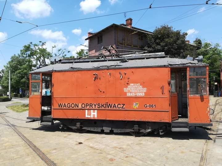 Tramwaj-opryskiwacz przed remontem