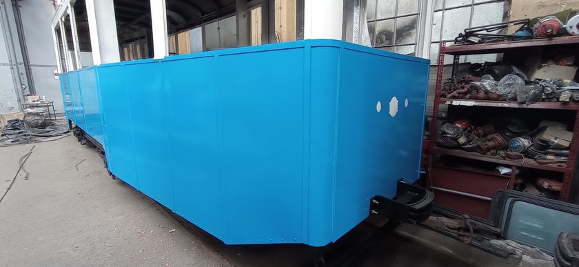 wagon Konstal ND po drugim etapie remontu