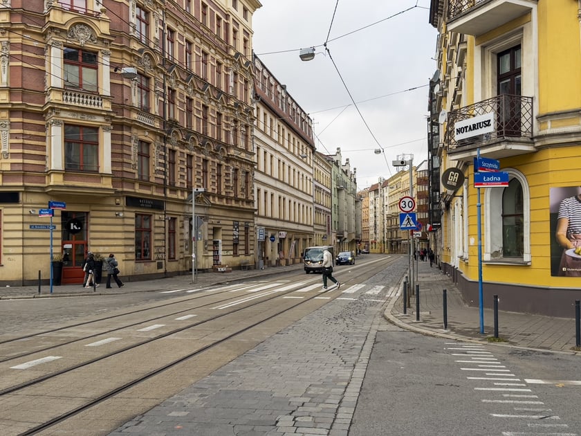 Spacer konsultacyjny dotyczący przyszłości ul. Szczytnickiej we Wrocławiu, który się odbył 30 listopada 2024 roku