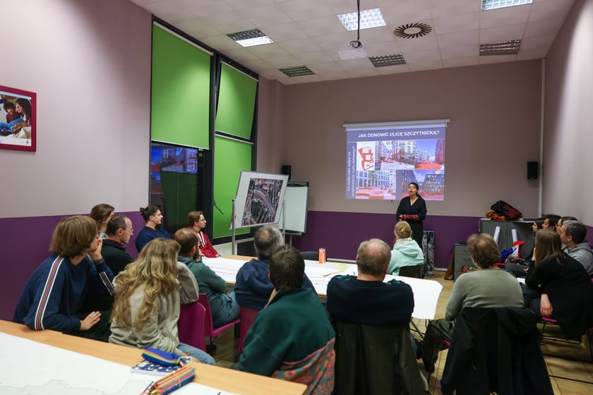 Warsztaty konsultacyjne w sprawie zmian na ulicy Szczytnickiej, Wrocław, 3.12.2024
