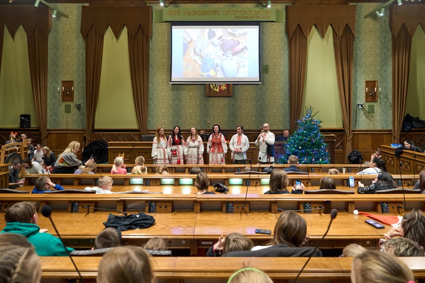 Coroczna Choinka Marzeń. Sala sesyjna Ratusza we Wrocławiu, 13.12.2024