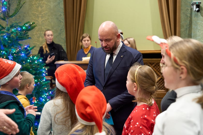 Coroczna Choinka Marzeń. Sala sesyjna Ratusza we Wrocławiu, 13.12.2024
