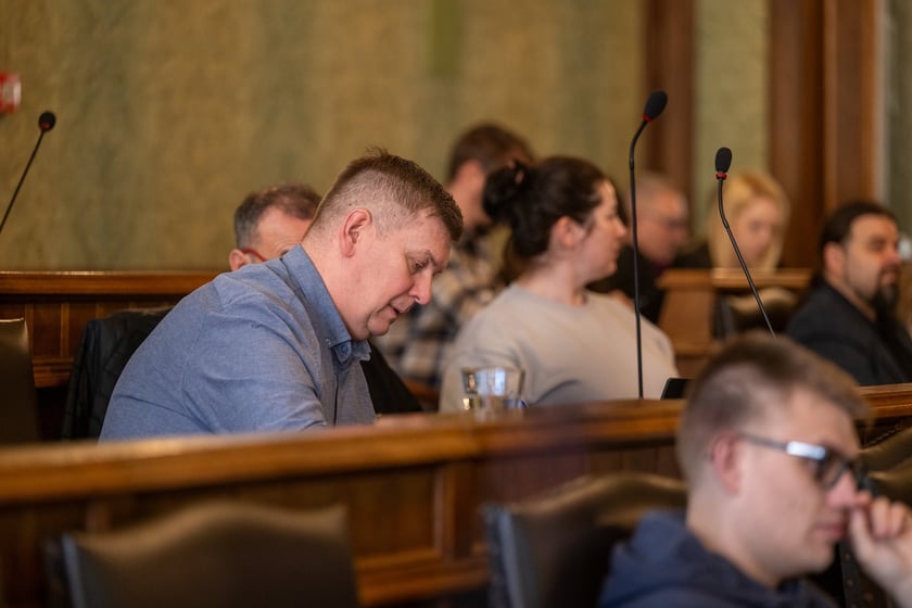 Szkolenie dla osiedlowych radnych ze składania wniosków do Funduszu Osiedlowego. 29 stycznia, sala sesyjna w Ratuszu