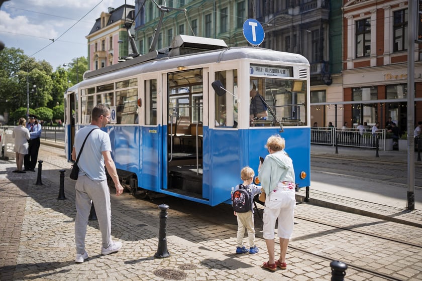 zabytkowy tramwaj Wrocławskich Linii Turystycznych