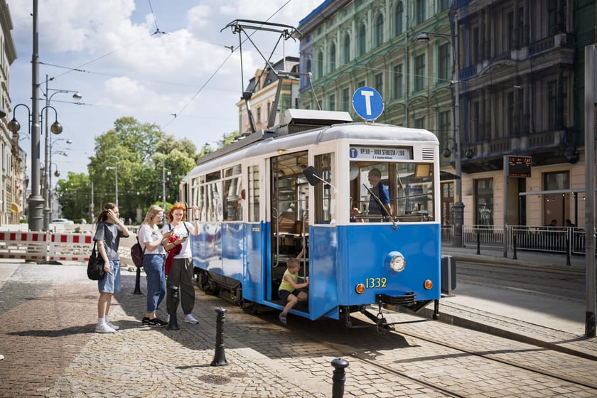 zabytkowy tramwaj Wrocławskich Linii Turystycznych