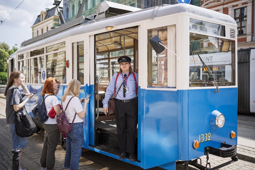 zabytkowy tramwaj Wrocławskich Linii Turystycznych