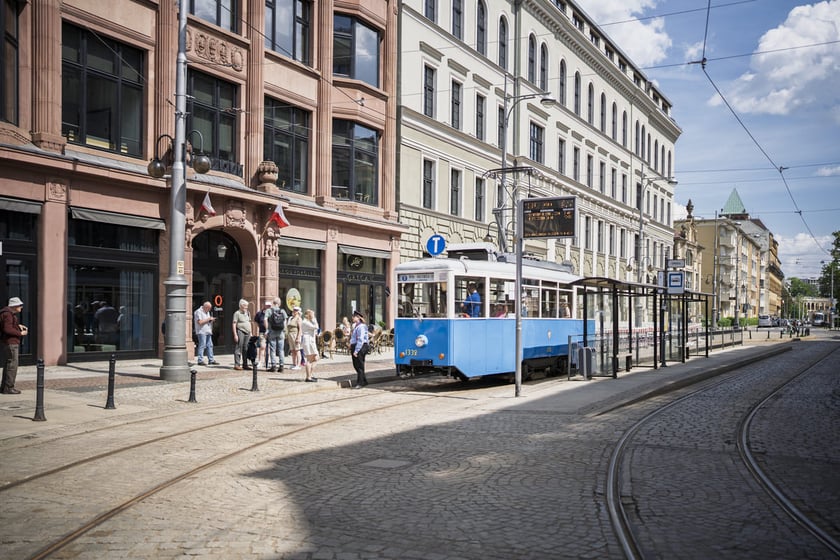 zabytkowy tramwaj Wrocławskich Linii Turystycznych