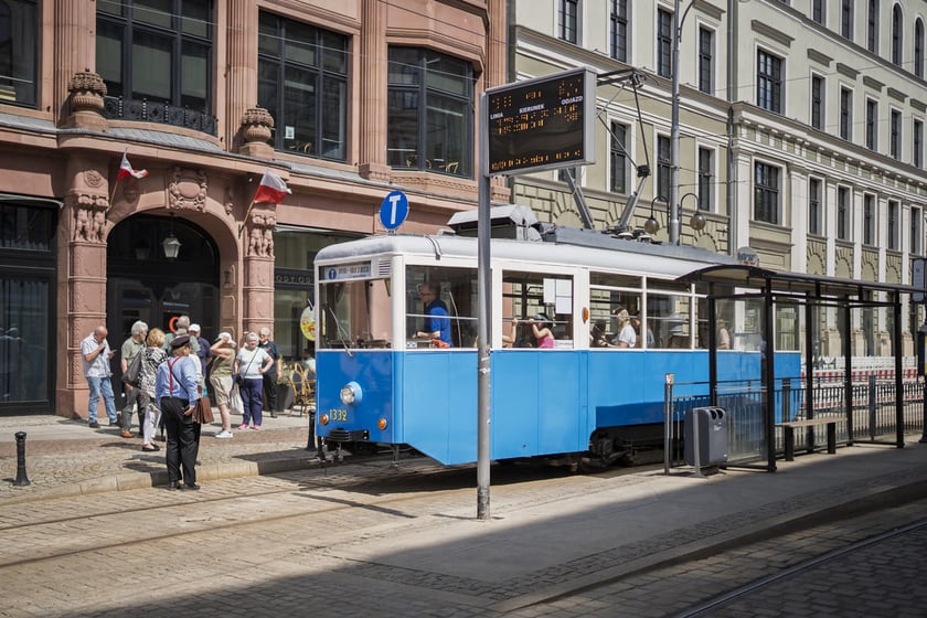zabytkowy tramwaj Wrocławskich Linii Turystycznych