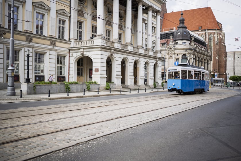 zabytkowy tramwaj Wrocławskich Linii Turystycznych