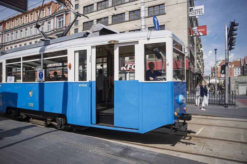 zabytkowy tramwaj Wrocławskich Linii Turystycznych