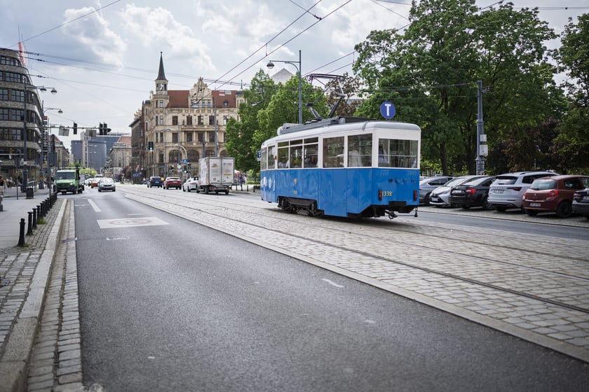 zabytkowy tramwaj Wrocławskich Linii Turystycznych