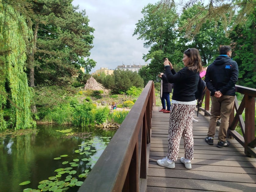 Wizyta w Ogrodzie Botanicznym. Wizyta studyjna we Wrocławiu w ramach projektu GreenPlace.