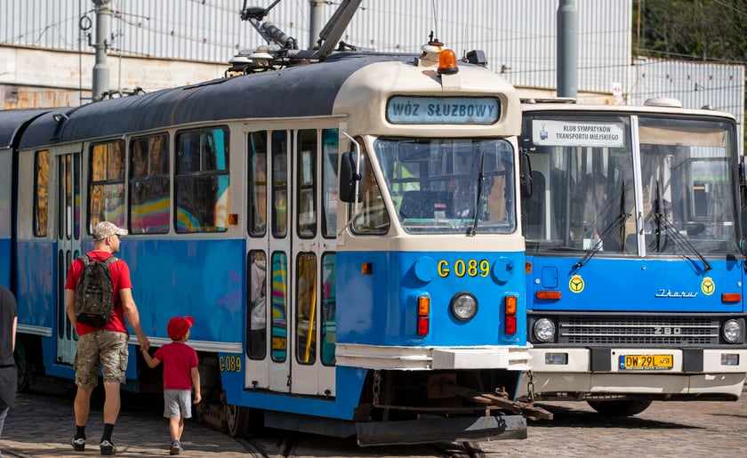 Dzień Otwarty w zajezdni Popowice, zdjęcie archiwalne