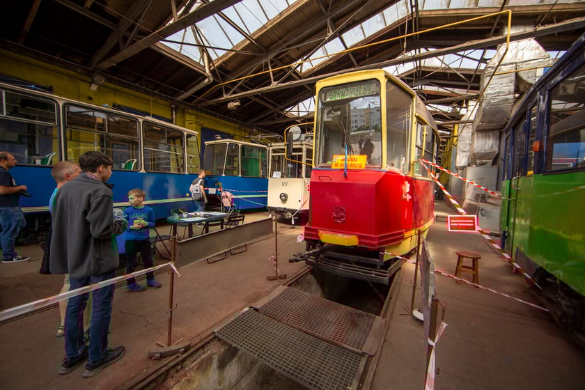 Dzień Otwarty w zajezdni Popowice, zdjęcie archiwalne