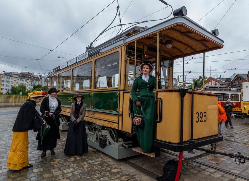Dzień Otwarty w zajezdni Popowice, zdjęcie archiwalne