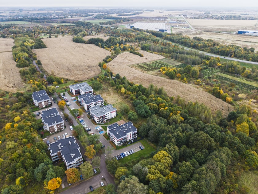 Lokalizacja planowanego parku. Teren pomiędzy ul. Błotną, Ubocze a Wschodnią Obwodnicą Wrocławia.