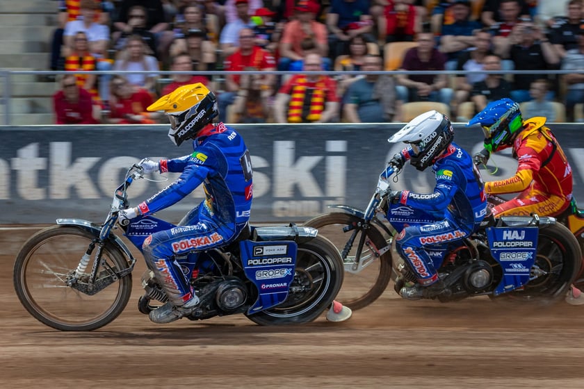 Powiększ obraz: Mecz żużlowy Sparta Wrocław - Unia Leszno na Stadionie Olimpijskim 3 maja 2026 r.