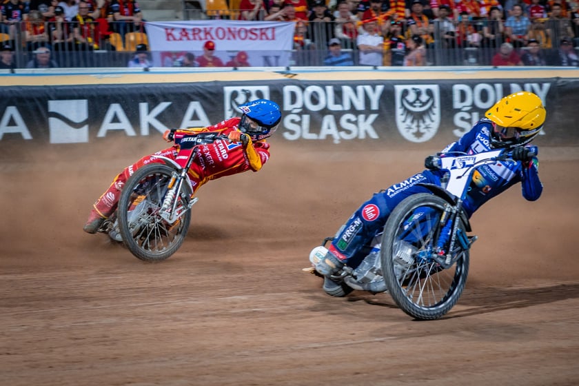 Powiększ obraz: Mecz żużlowy Sparta Wrocław - Unia Leszno na Stadionie Olimpijskim 3 maja 2026 r.