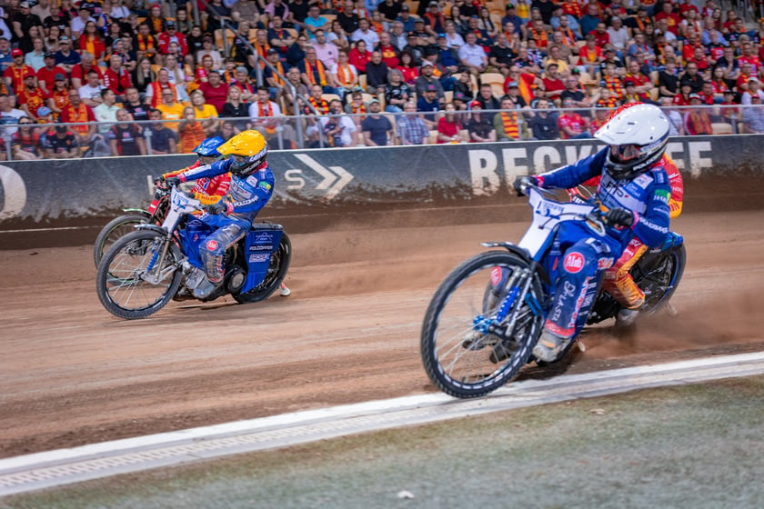 Powiększ obraz: Mecz żużlowy Sparta Wrocław - Unia Leszno na Stadionie Olimpijskim 3 maja 2026 r.