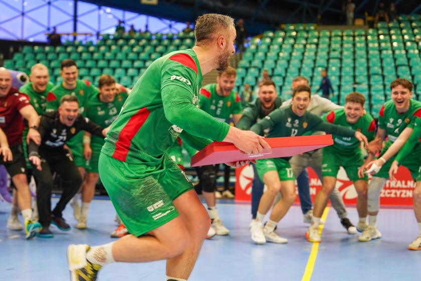 Powiększ obraz: Mecz piłki ręcznej Śląsk Wrocław - Jurand Ciechanów w hali Orbita i awans wrocławskiej drużyny do Orlen Superligi - 9 maja 2026 r.