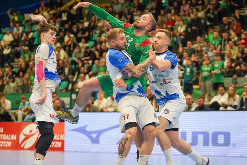 Powiększ obraz: Mecz piłki ręcznej Śląsk Wrocław - Jurand Ciechanów w hali Orbita i awans wrocławskiej drużyny do Orlen Superligi - 9 maja 2026 r.