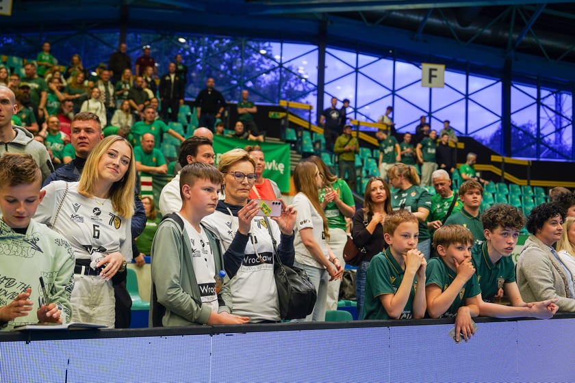 Powiększ obraz: Mecz piłki ręcznej Śląsk Wrocław - Jurand Ciechanów w hali Orbita i awans wrocławskiej drużyny do Orlen Superligi - 9 maja 2026 r.