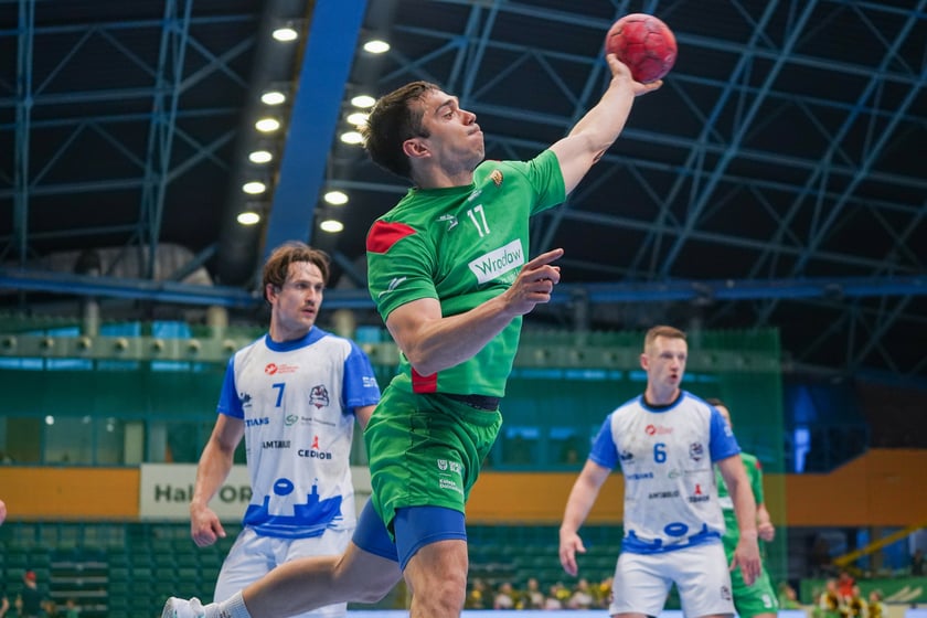 Powiększ obraz: Mecz piłki ręcznej Śląsk Wrocław - Jurand Ciechanów w hali Orbita i awans wrocławskiej drużyny do Orlen Superligi - 9 maja 2026 r.