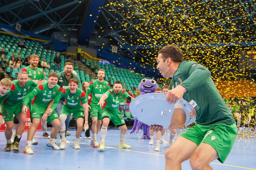 Powiększ obraz: Mecz piłki ręcznej Śląsk Wrocław - Jurand Ciechanów w hali Orbita i awans wrocławskiej drużyny do Orlen Superligi - 9 maja 2026 r.