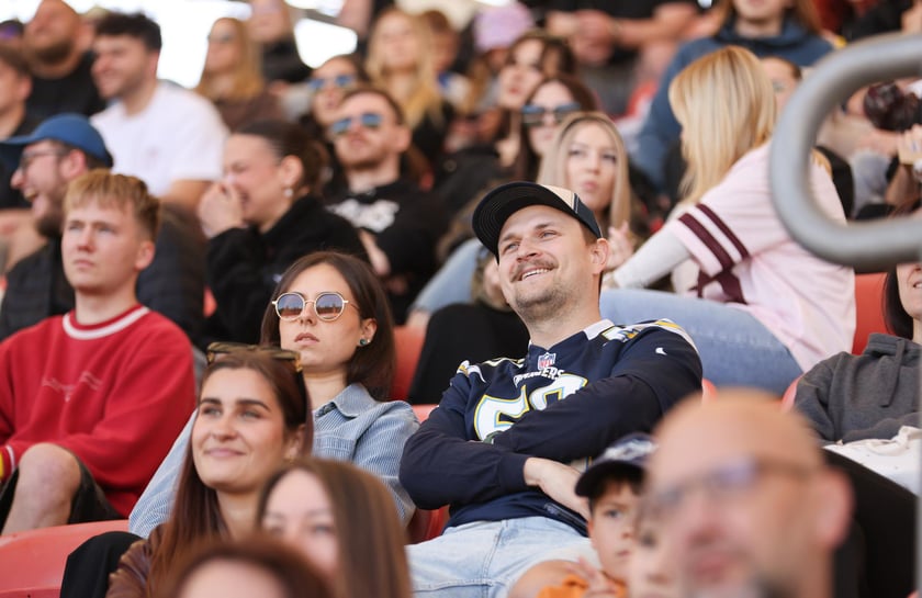 Powiększ obraz: Mecz  ligowy futbolu amerykańskiego na Stadionie Olimpijskim - Panthers Wrocław - Kraków Kings, 10 maja 2026 r.