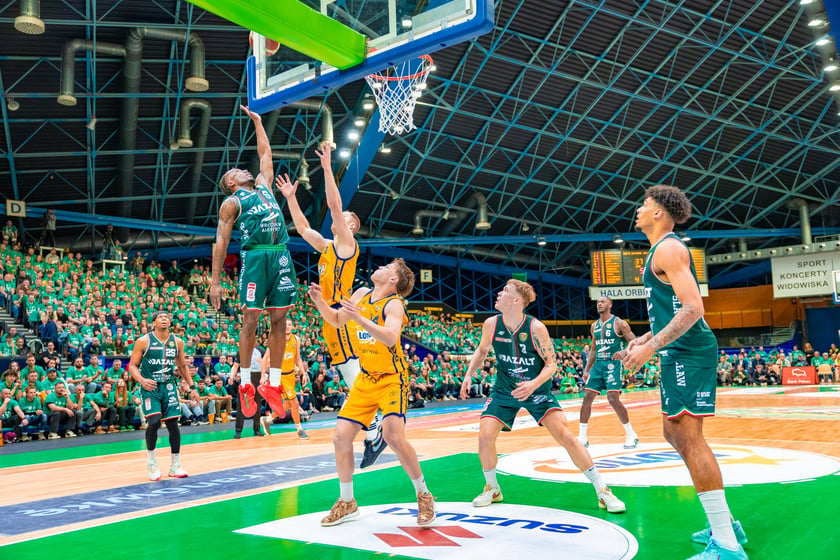 Powiększ obraz: Mecz fazy play-off Śląsk Wrocław - Arka Gdynia w hali Orbita, 13 maja 2026 r.