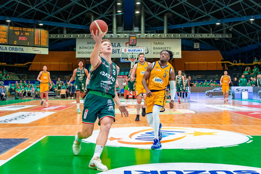 Powiększ obraz: Mecz fazy play-off Śląsk Wrocław - Arka Gdynia w hali Orbita, 13 maja 2026 r.