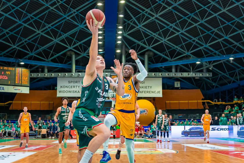 Powiększ obraz: Mecz fazy play-off Śląsk Wrocław - Arka Gdynia w hali Orbita, 13 maja 2026 r.
