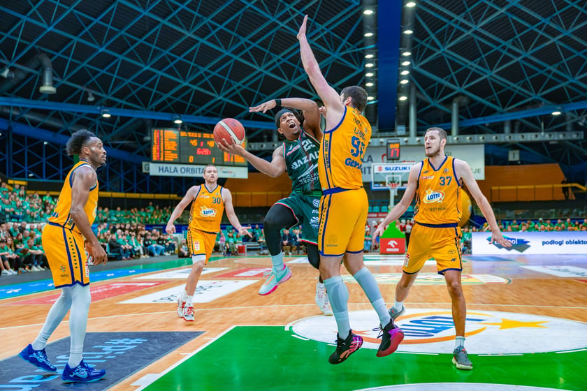 Powiększ obraz: Mecz fazy play-off Śląsk Wrocław - Arka Gdynia w hali Orbita, 13 maja 2026 r.