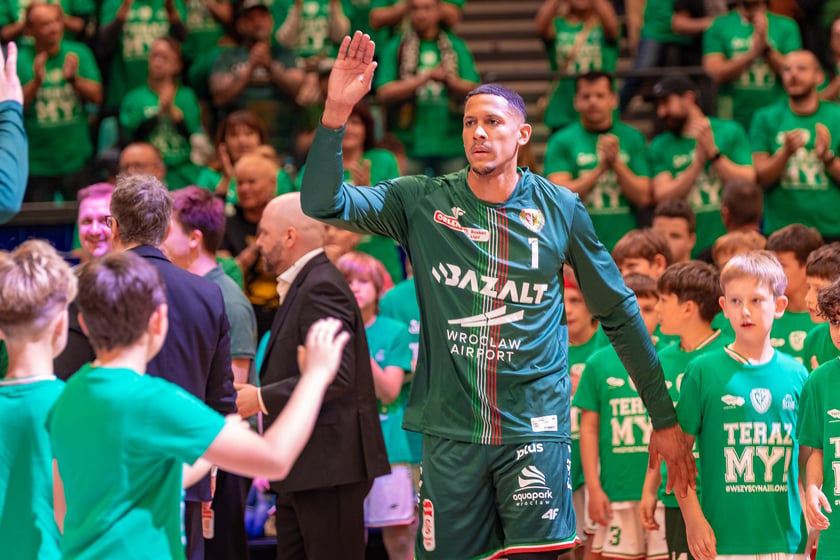 Powiększ obraz: Mecz fazy play-off Śląsk Wrocław - Arka Gdynia w hali Orbita, 13 maja 2026 r.