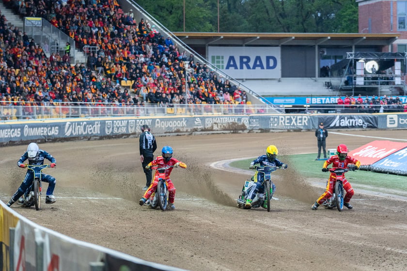 Powiększ obraz: Mecz żużlowy Sparta Wrocław - Pres Grupa Deweloperska Toruń na Stadionie Olimpijskim, 17 maja 2026 r.