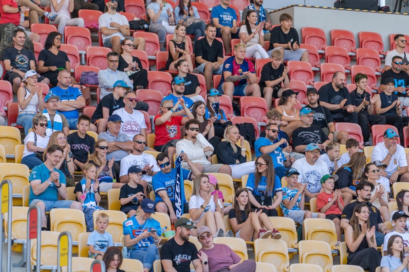 Powiększ obraz: Mecz półfinałowy futbolu amerykańskiego na Stadionie Olimpijskim - Panthers Wrocław - Silesia Rebels Katowice, 11 lipca 2026 r.