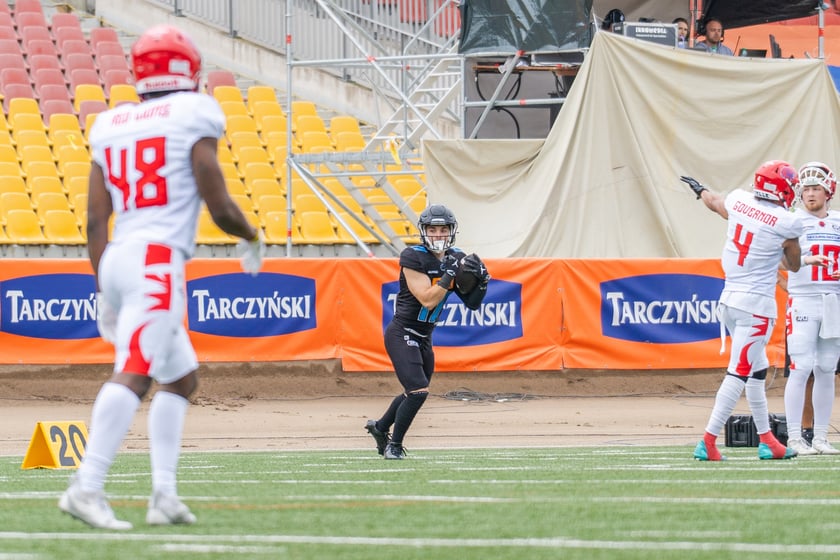 Powiększ obraz: Mecvz futbolu amerykańskiego Panthers Wrocław - Firenze Red Lions na Stadionie Olimpijskim 19 lipca 2026 r.