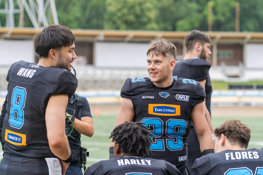 Powiększ obraz: Mecvz futbolu amerykańskiego Panthers Wrocław - Firenze Red Lions na Stadionie Olimpijskim 19 lipca 2026 r.