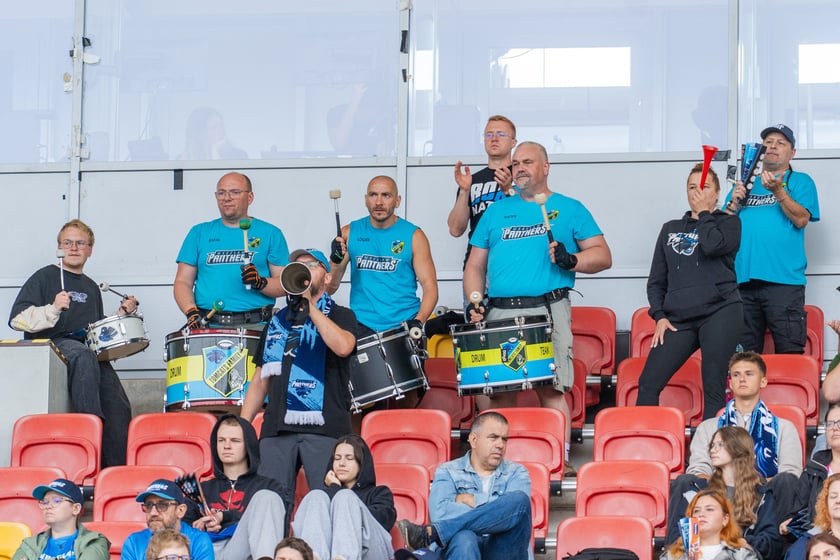 Powiększ obraz: Mecvz futbolu amerykańskiego Panthers Wrocław - Firenze Red Lions na Stadionie Olimpijskim 19 lipca 2026 r.
